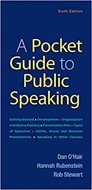 Book Cover: A Pocket Guide to Public Speaking 6th Edition